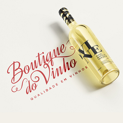 LOGOTIPO ♡ Boutique do Vinho art artist brandingdesign brasil brazil desinger estampadonna logo logodesign logotype