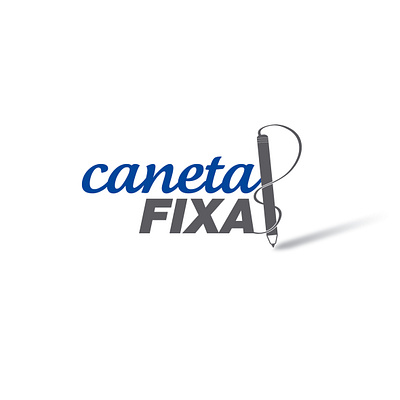 LOGOTIPO ♡ Caneta Fixa art artist brasil brazil design desinger estampadonna illustration logodesign logotype