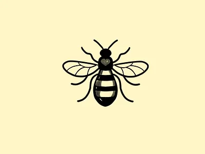 Manchester Bee design icon illustration logo manchester