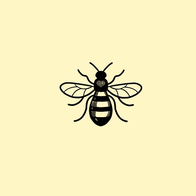 Manchester Bee design icon illustration logo manchester