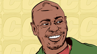 Dave Chappelle comedy design draw goat hand hand drawn hip hop illustration illustration art wacom cintiq