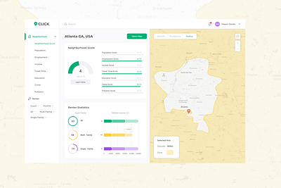 Real estate Dashboard dashboad design figma graphics logo map pin radius ui ux