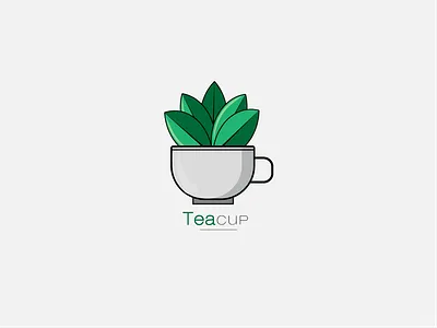 Teacup- logo design!! branding concept design illustration vector