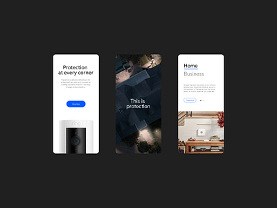 Ring Mobile clean design interface minimal typography ui ux webdesign website