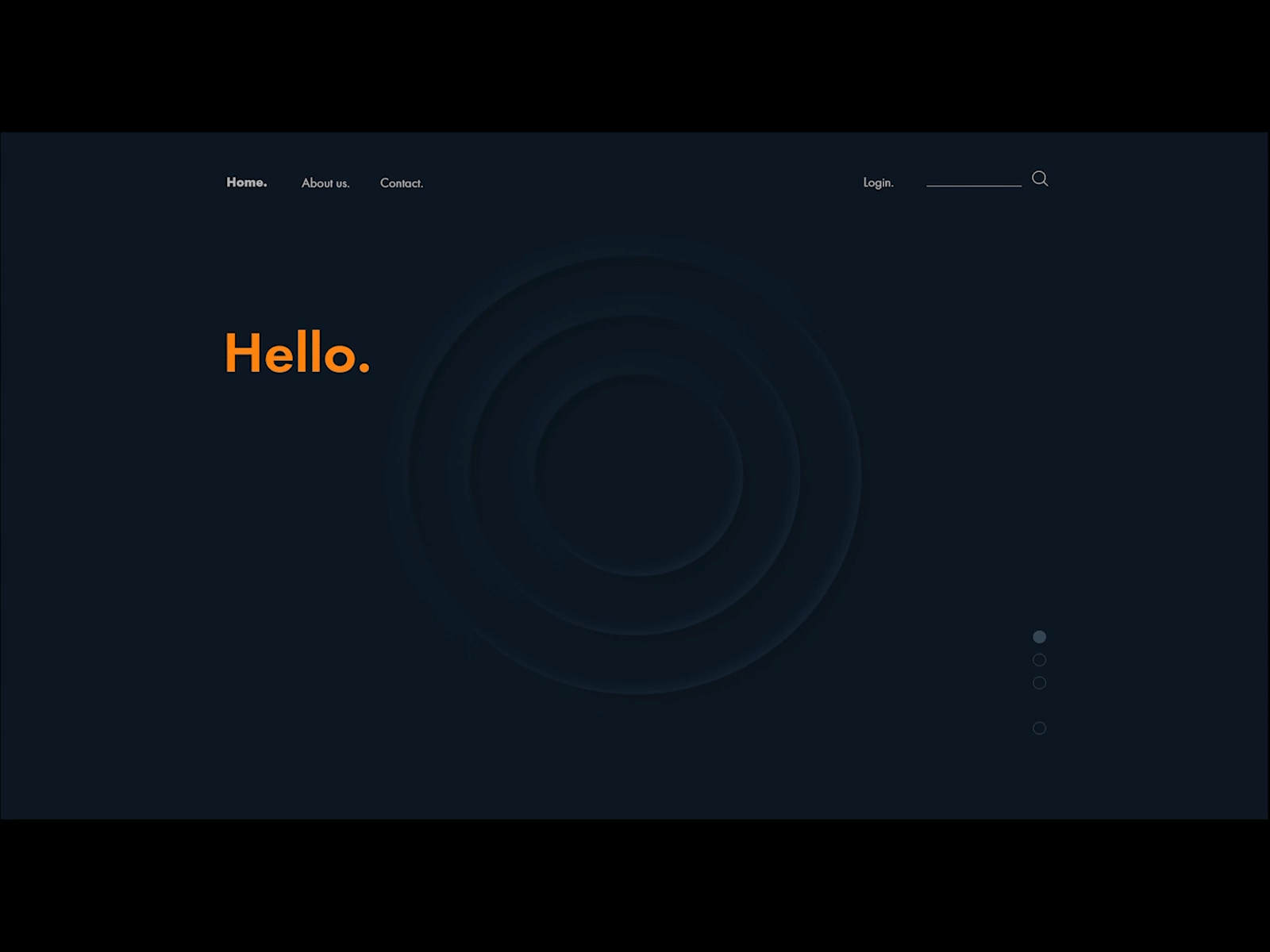 Example of Login interactions