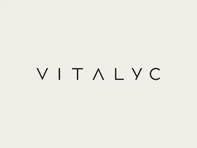 Vitalyc Health + Medspa Custom Type custom type custom typeface even gold health medspa luxury medspa modern typeface symetry