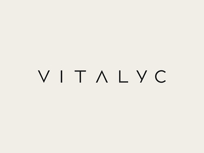 Vitalyc Health + Medspa Custom Type custom type custom typeface even gold health medspa luxury medspa modern typeface symetry