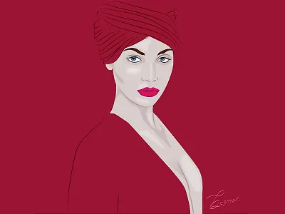 portrait draw illustration illustrator portrait illustration vector vector illustration vectorart