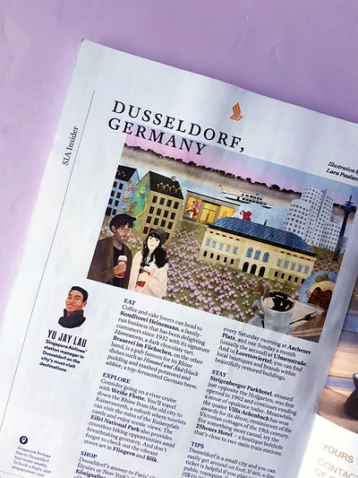 SilverKris Magazine duesseldorf editorial editorial illustration illustration