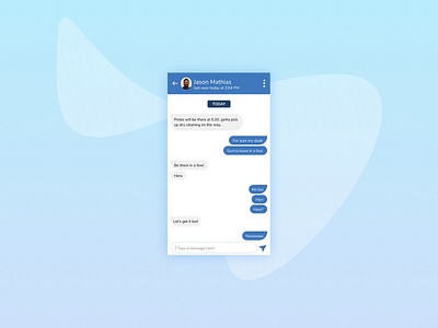 Direct Messaging (Daily UI - Day 013) app daily ui daily ui 013 daily ui challenge dailyui direct message direct messaging figma figmadesign message app messenger ui whatsapp