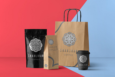 Shahjhan Coffee Mock Up Gallery branding design flat illustrator logo minimal mockup typography