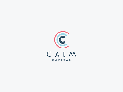 CALM Capital branding design logo