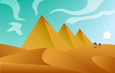 desert gghygdgg design illustration vector
