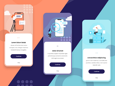 The Onboarding onboarding app ui