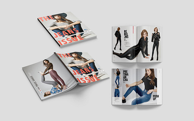 Catalogue Jeans F/W 19 catalog catalog design catalogo catalogue catalogue design clothes clothes shop design fashion fashion brand graphic design graphic design graphicdesign magazine magazine design ropa typography