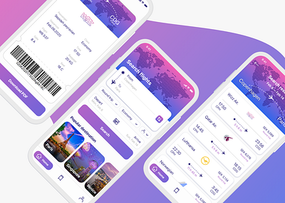 Flight reservation App concept app design flight booking flight ticket flights ui