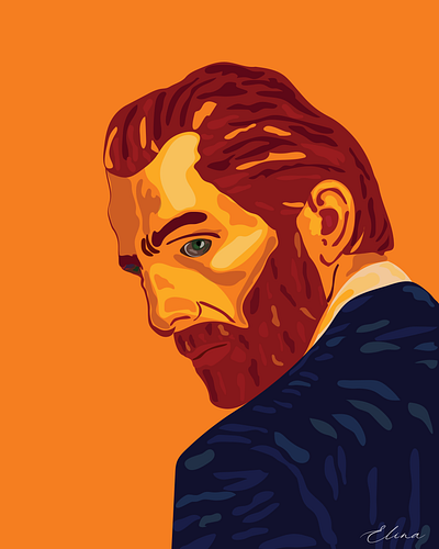 Loving Vincent adobe illustrator design illustration loving vincent portrait art portrait illustration van gogh vincent van gogh