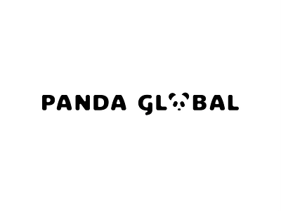 Global Panda 2020 app art branding dailylogochallenge design graphic logo panda logo typography vector