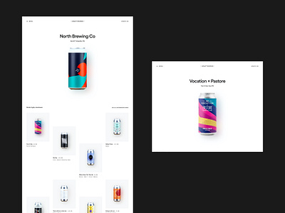 CRAFTWORKS - Featured beers beer clean craft beer grid grid layout layout minimal shop store typography web website whitespace