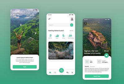 Travel Mobile App adobe xd adobexd appdesign branding design mobile photoshop ui uiux ux