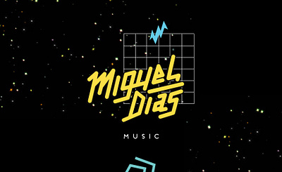 Miguel Dias Music - Lettering branding graphic design graphicdesign lettering