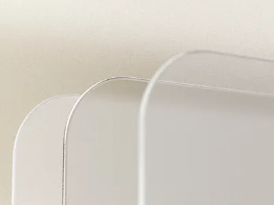 Glass and Light Material Study 3d c4d cinema4d frosted glass