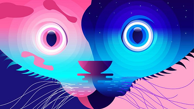 moonlight candle design illustration vector
