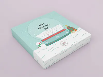 Hairbrush Set Packing deisgn @design @packingdesign @vector