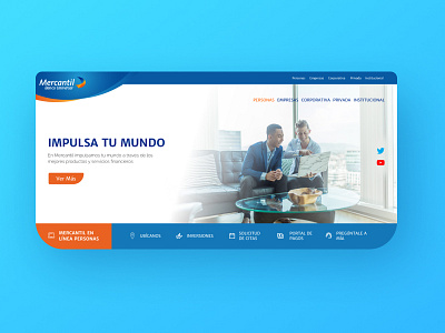 Rediseño de Web para Banco bank design ui uidesign uidesigner ux uxdesign uxdesigner web webdesign