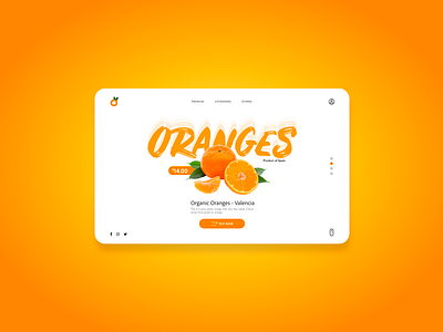 Oranges 2020 canada creative creativity design fruit illustrator logo montreal new orange organic photoshop poster poster art ui ui design ux web website design