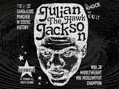 Julian Jackson boxing design typography