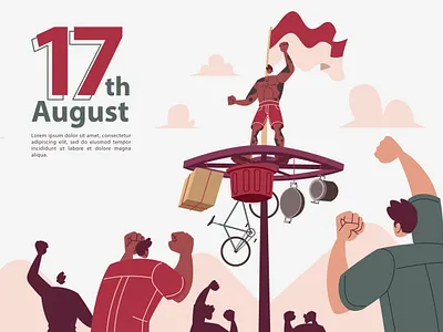 Indonesia Independence day 17th august day independence independenceday indonesia panjat panjatpinang pinang