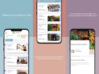 Events and Meetup Mobile Application app design clean ui event event app meetup social app trending design trending ui ui
