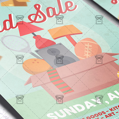 Yard Sale - Flyer PSD Template yard sale flyer design yard sale flyer design