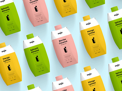 Branding & Packaging - Naju (video) animation brand design brand identity branding branding design clean colors design identity identity branding identity design logo minimal motion design motion graphic product design