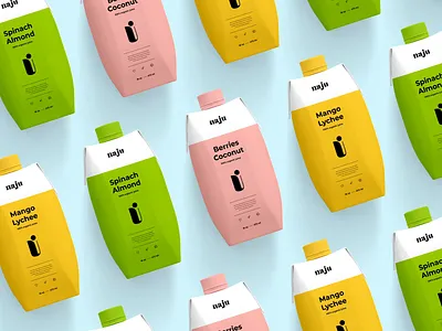 Branding & Packaging - Naju (video) animation brand design brand identity branding branding design clean colors design identity identity branding identity design logo minimal motion design motion graphic product design