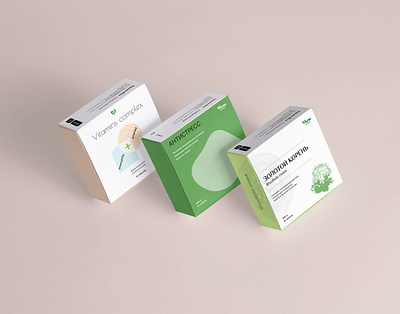 Packaging design for vitamins and health herbs drugs meds packaging vitamins