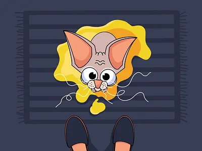 Surprise for the host cat