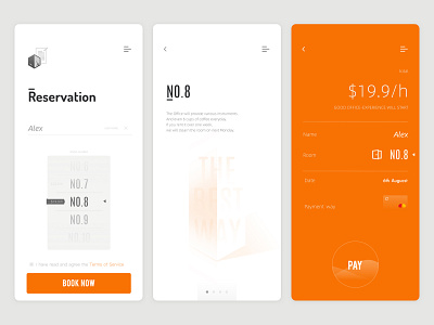 Block squared - APP UI app brand brand design checkout logo ui uidesign uiux ux ui