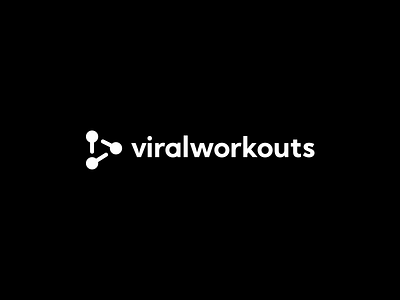 Viralworkouts Logomark logo play share workouts