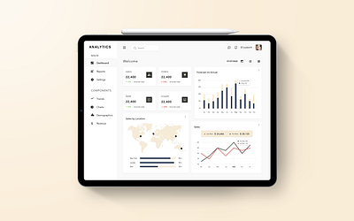 Dashboard UI Design admin panel analytics dashboard dashboard design ios app design ipadpro sales dashboard sketch ui uidesign ux