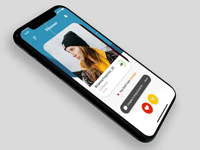 Dating App Case Study app daring debut discover figma ui ux