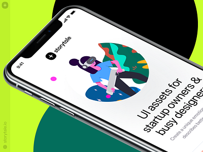 Stubborn Illustrations 😎 app design colorful design illustration iphonex mockup storytale stubborn ui vector virtualreality vr web