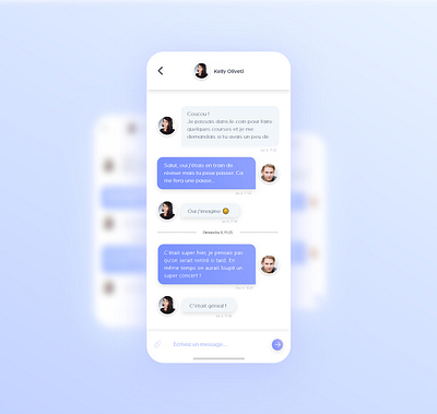 Dayli ui jour 13 chat chat app