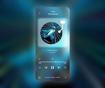 Dayli ui jour 9 music app