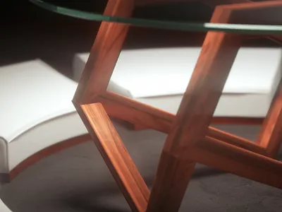 Retrangle Table 3d modeling architecture cinema4d furniture design octanerender product design