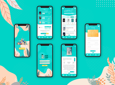 Book Shop Mobile UI Design app ui apple branding logo mobile app design mobile apps mobile ui ui ux ux web design
