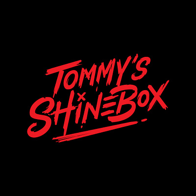 TOMMYS SHINEBOX adobe illustrator creative custom custom lettering dry brush goodtype hand drawn hand lettering hand typography lettering lettering artist logo design logotype logotype designer musician portfolio rapper typematters typography vector