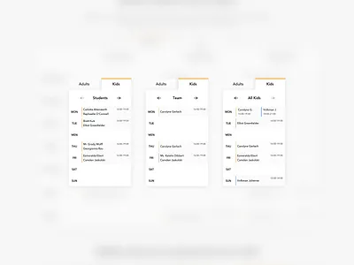 The Climbing Training Schedule adaptation climbing design minimal mobile schedule scheduling training ui ui ux ux web website