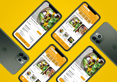 SaladTree app interface mockups ui uidesign uiux